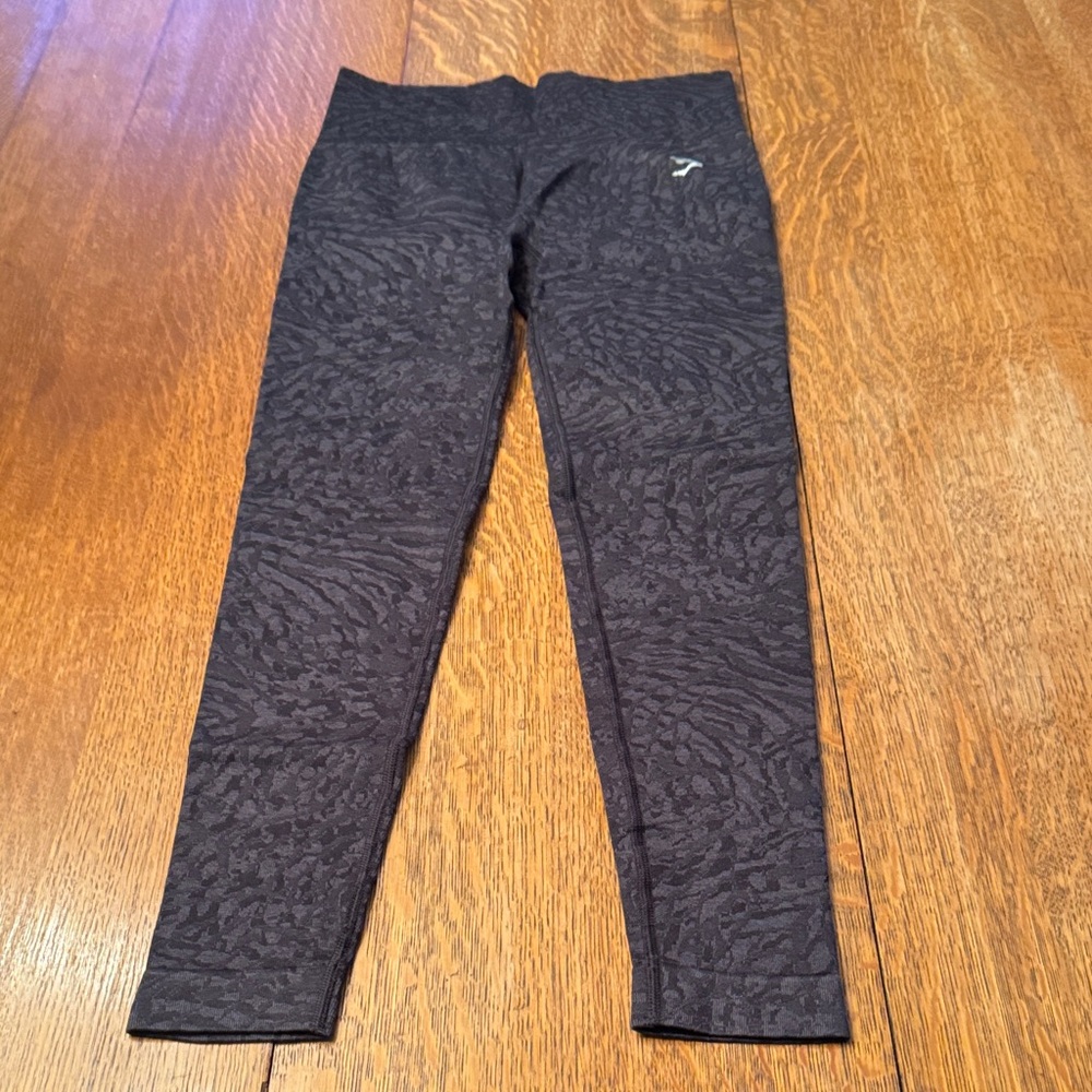 Gymshark Black Textured Leggings